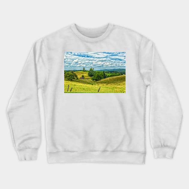 The Old Barn Crewneck Sweatshirt by Gestalt Imagery